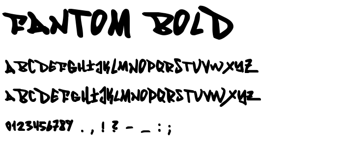 Fantom Bold font